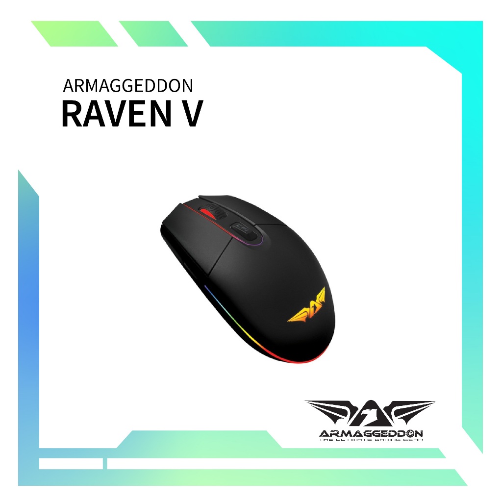 Armaggeddon Grumman Raven V USB RGB Gaming Mouse | Shopee Singapore
