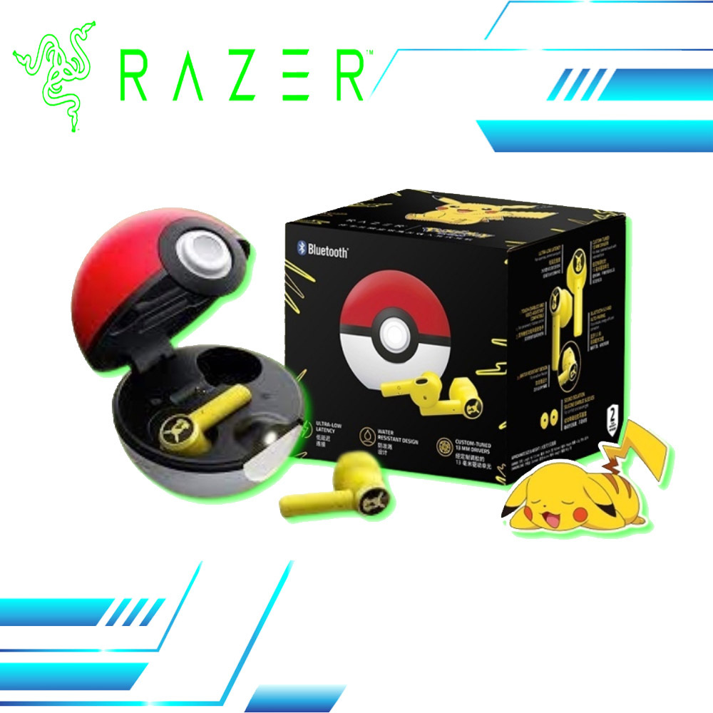 Razer Pokemon Pikachu Limited Edition True Wireless Gaming Earbud with ...
