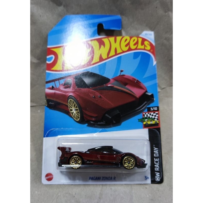 Hot Wheels 2024 Case D Pagani Zonda R (dark red) | Shopee Singapore