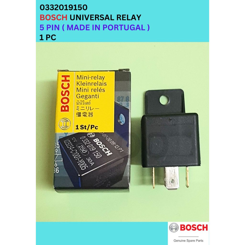 0332019150 [ MADE IN PORTUGAL ] >> BOSCH Universal Automotive Relay 12V ...