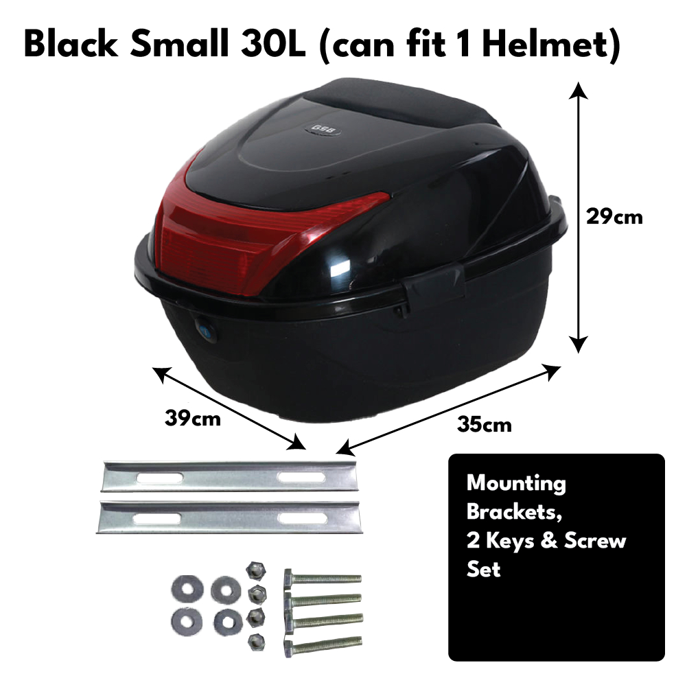 GSB Box Motor Box Motorcycle Givi Top helmet Box Trunk 47L motorcycle accessories Storage box