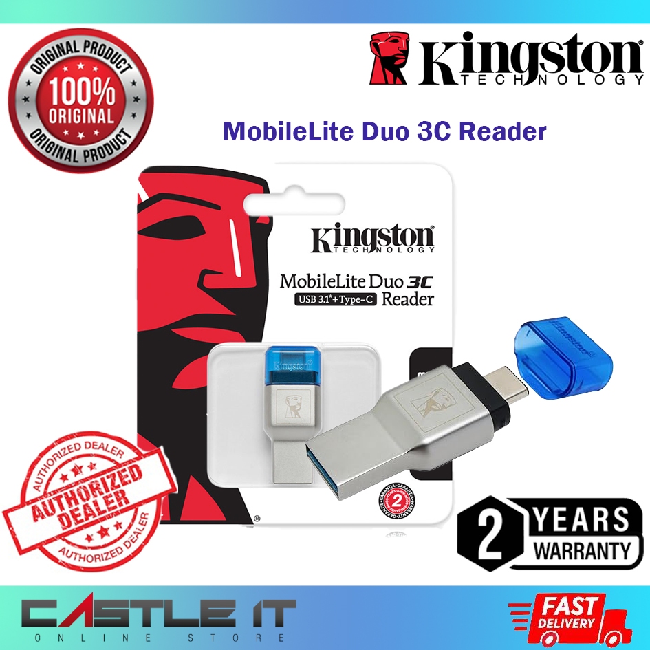 Kingston MobileLite Duo 3C USB Type-C Port Mobile Lite MicroSD Card ...