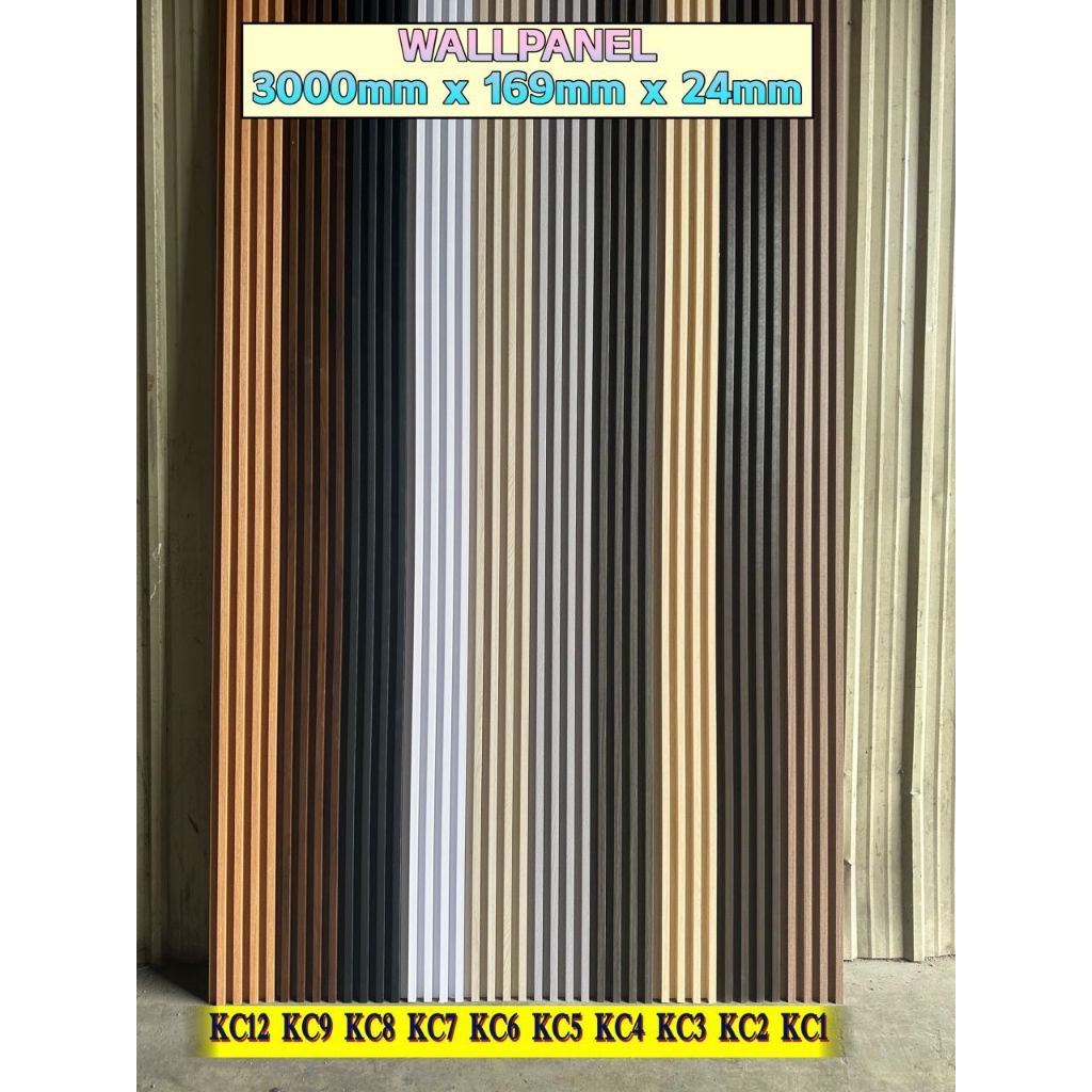 Fluted Wall Panel DIY WPC Wood Strips Design Shopee Singapore
