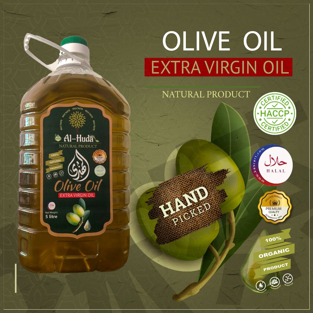 Natural Extra Virgin Olive Oil / Minyak Zaitun 5L | Shopee Singapore