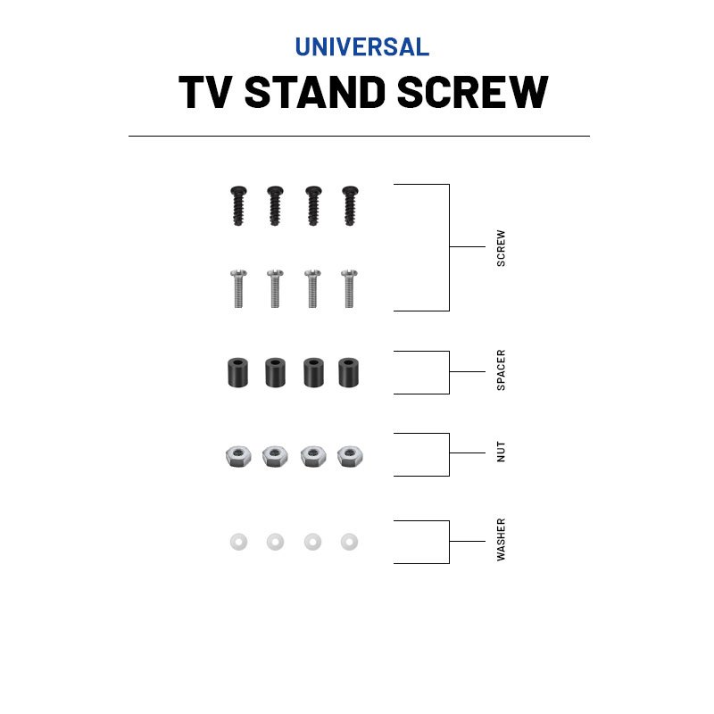 STAND SCREW for TV Stand for TV Samsung Sony Sharp LG MI Panasonic