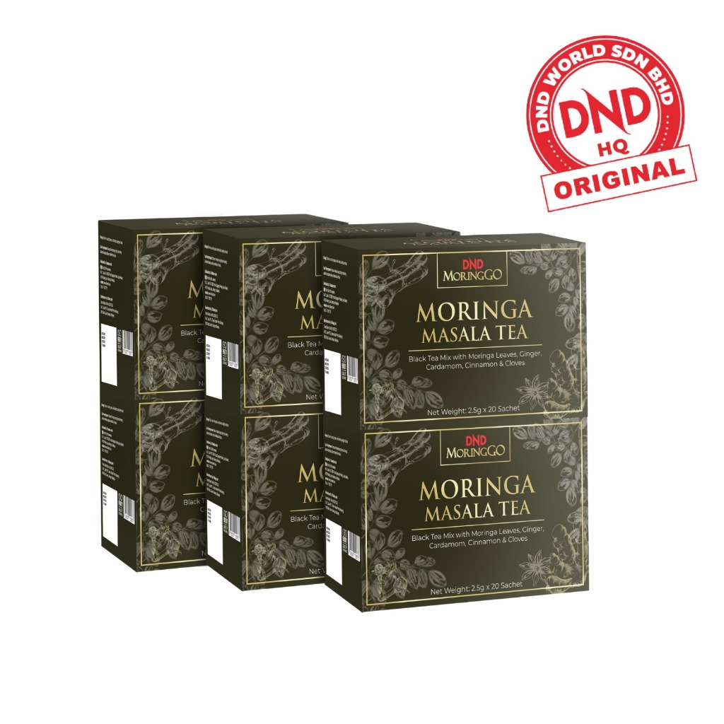 Moringa Masala Tea (6 Boxes x 20 Sachets) | Shopee Singapore