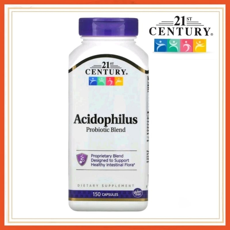 21st Century, Acidophilus Probiotic Blend, 150 Capsules | Shopee Singapore