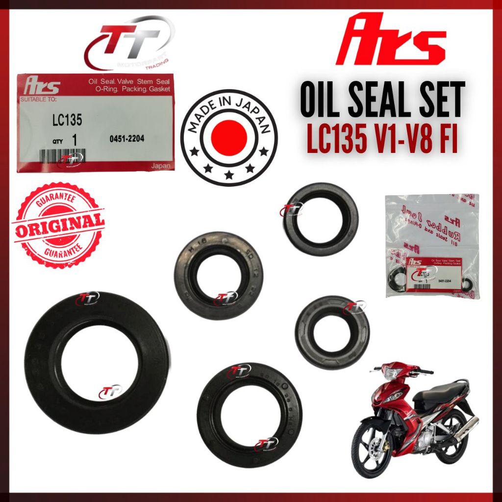 LC135 V1-V8 FI 4S 5S LC 135 OIL SEAL SET ENGINE GASKET ORING BUSH GETAH ...