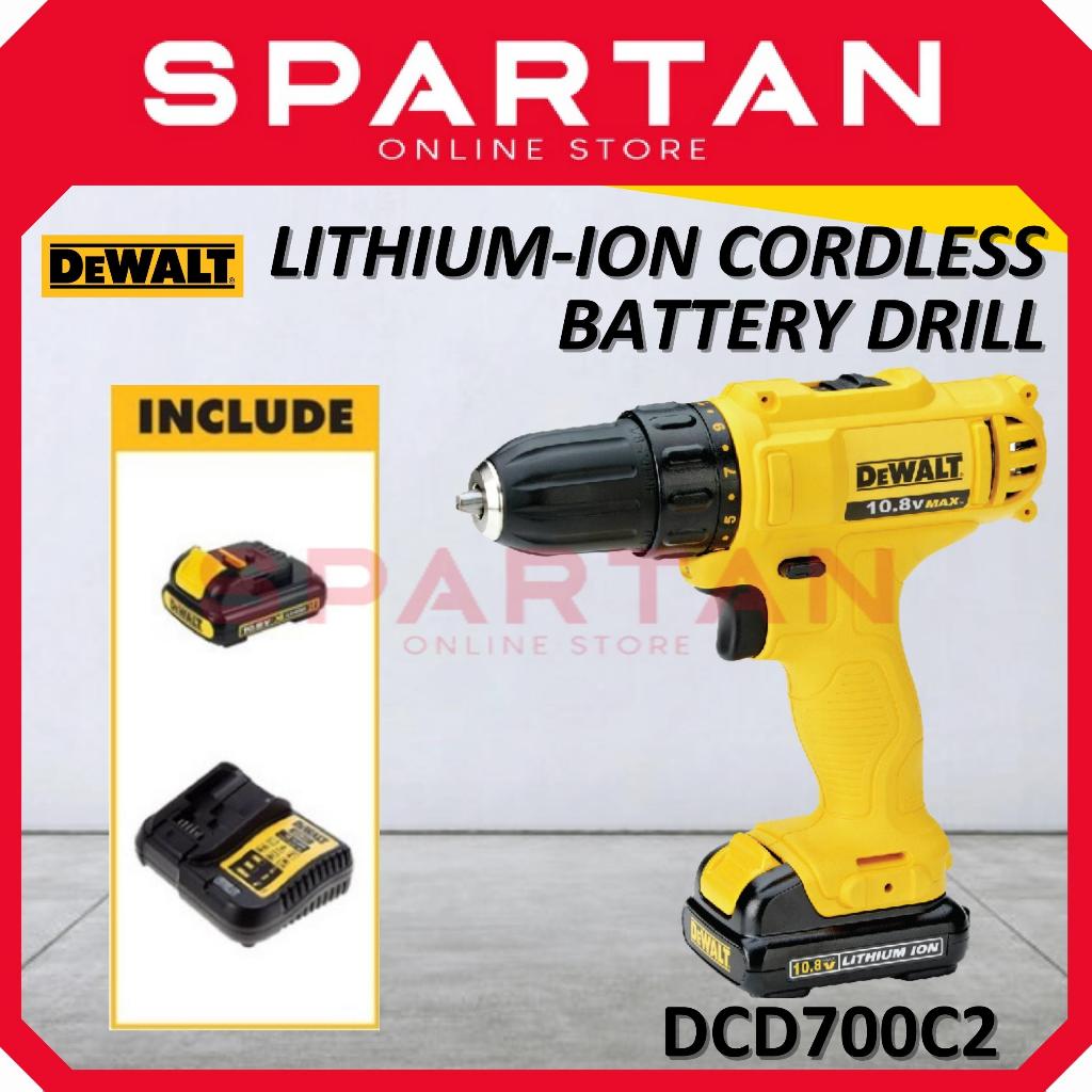 DEWALT DCD700C2 LITHIUM-ION CORDLESS BATTERY DRILL/DEWALT 12V MAX ...