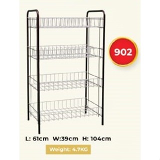 904 902 4 Tier Rack 4 Tier Dish Rack 4 Tier Bowl Rack Shopee Singapore