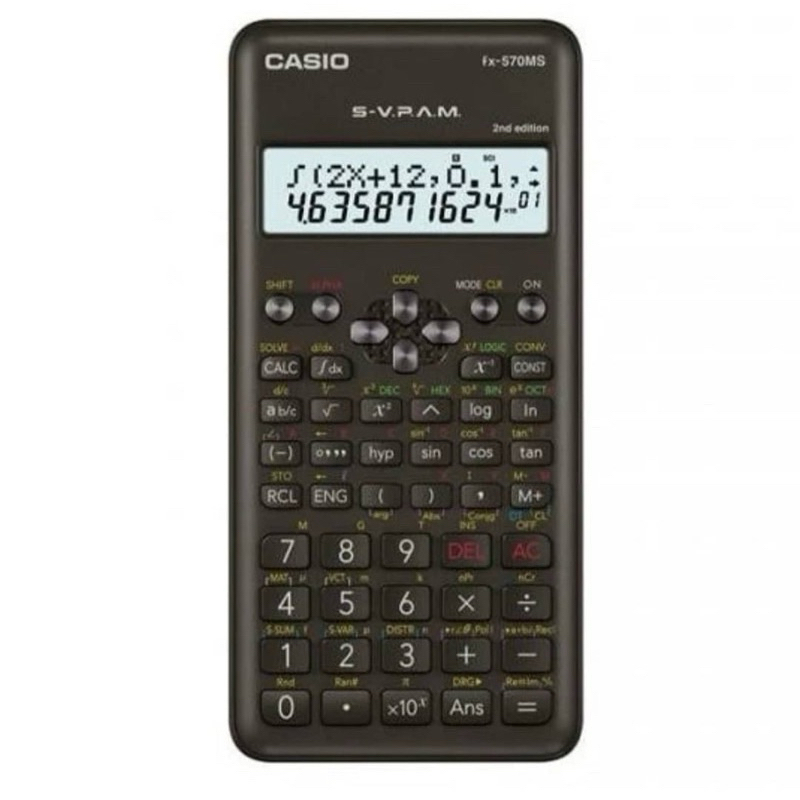 Casio Scientific Calculator fx-570ms 2nd edition | Shopee Singapore