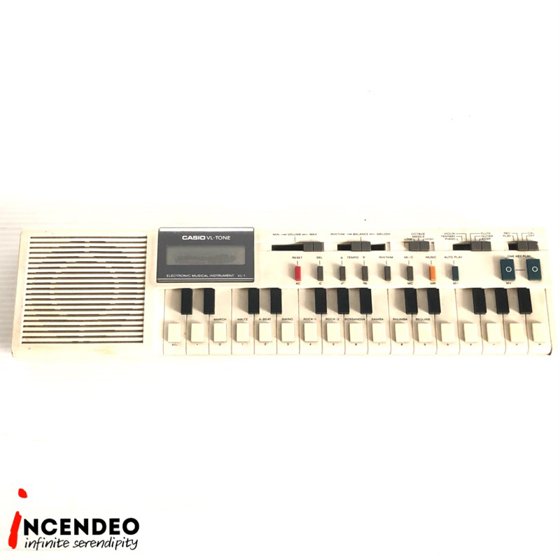 Retro Casio VLTone Portable Keyboard Synthesizer VL1 (1979) Shopee