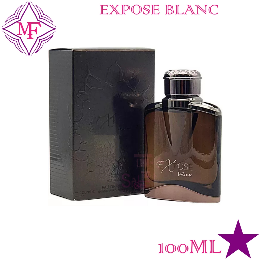 EXPOSE INTENSE EAU DE PERFUME SPRAY 100ML MAISON ALHAMBRA FOR MEN 100% ...