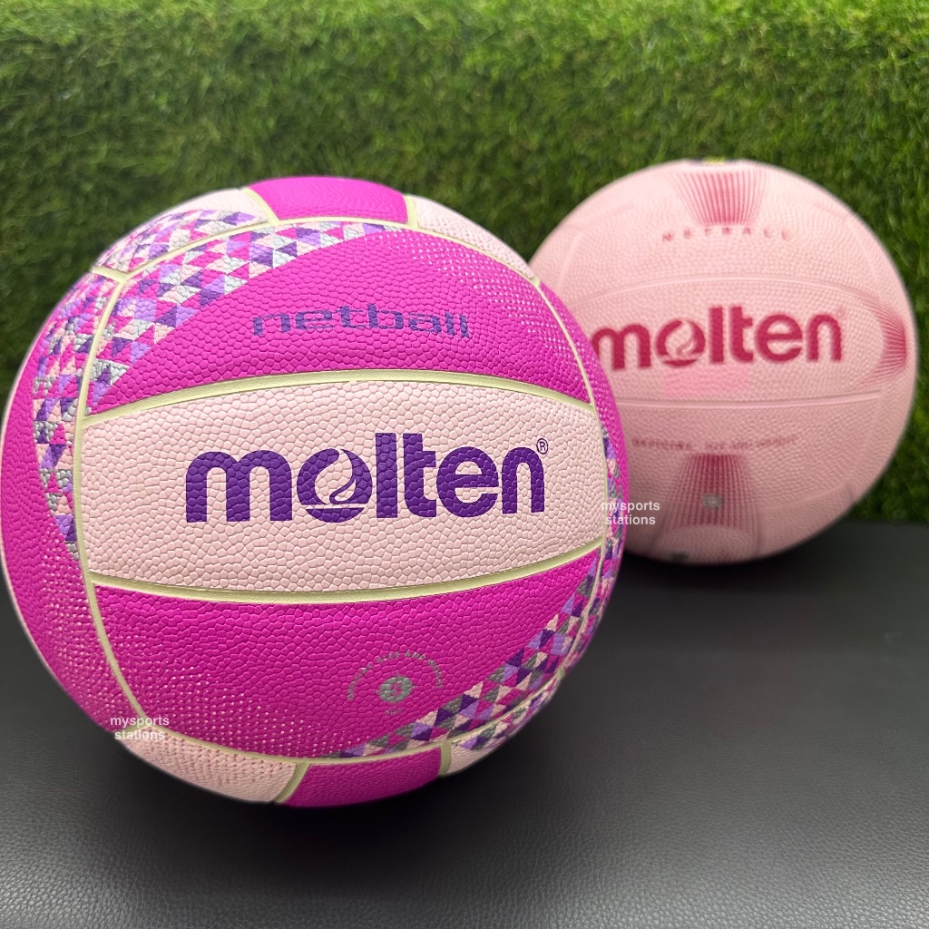 Molten Netball Ball Synthetic Leather Bola Jaring Size 5 Sn58mx Mp