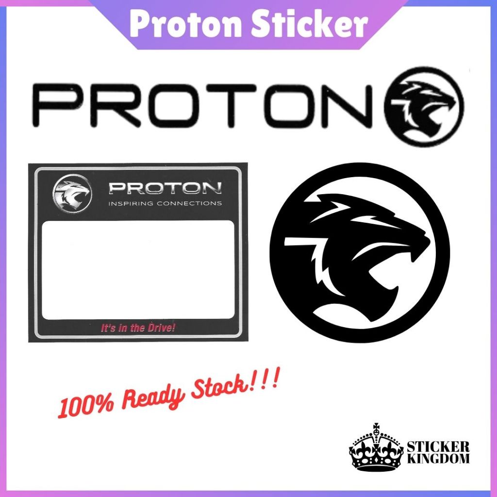 [STICKER KINGDOM] PROTON STICKER PROTON ROADTAX PROTON STICKER UNTUK ...