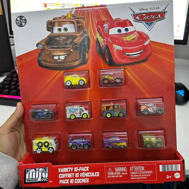Cars mini racers 10 pack 2025