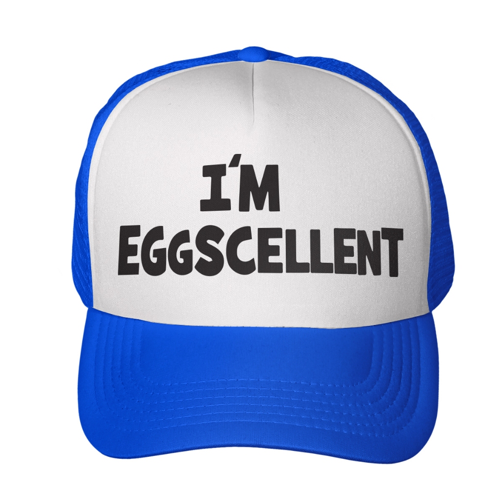I'm Eggscellent Hat Meme Rigby Regular Show Adult Trucker Cap | Shopee ...