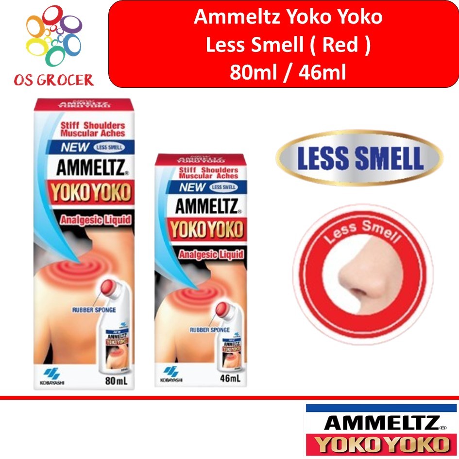Ammeltz Yoko Yoko Less Smell Analgesis Liquid ( 46ml/80ml ) | Shopee ...