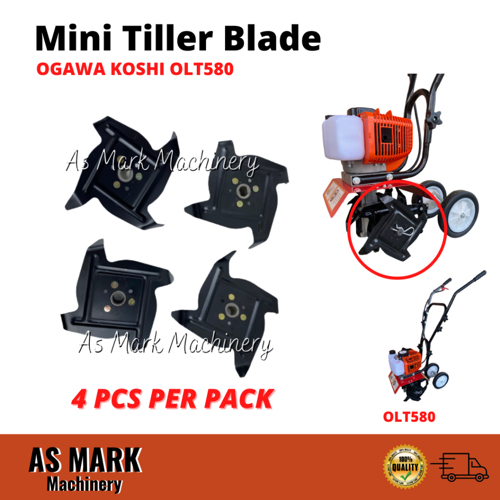 KOSHI / OGAWA Mini Tiller Machine Accessories Rotary Mini Tiller Blade