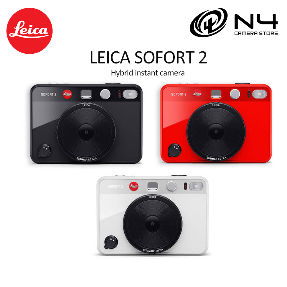 Leica SOFORT Hybrid instant camera Black Red White Shopee