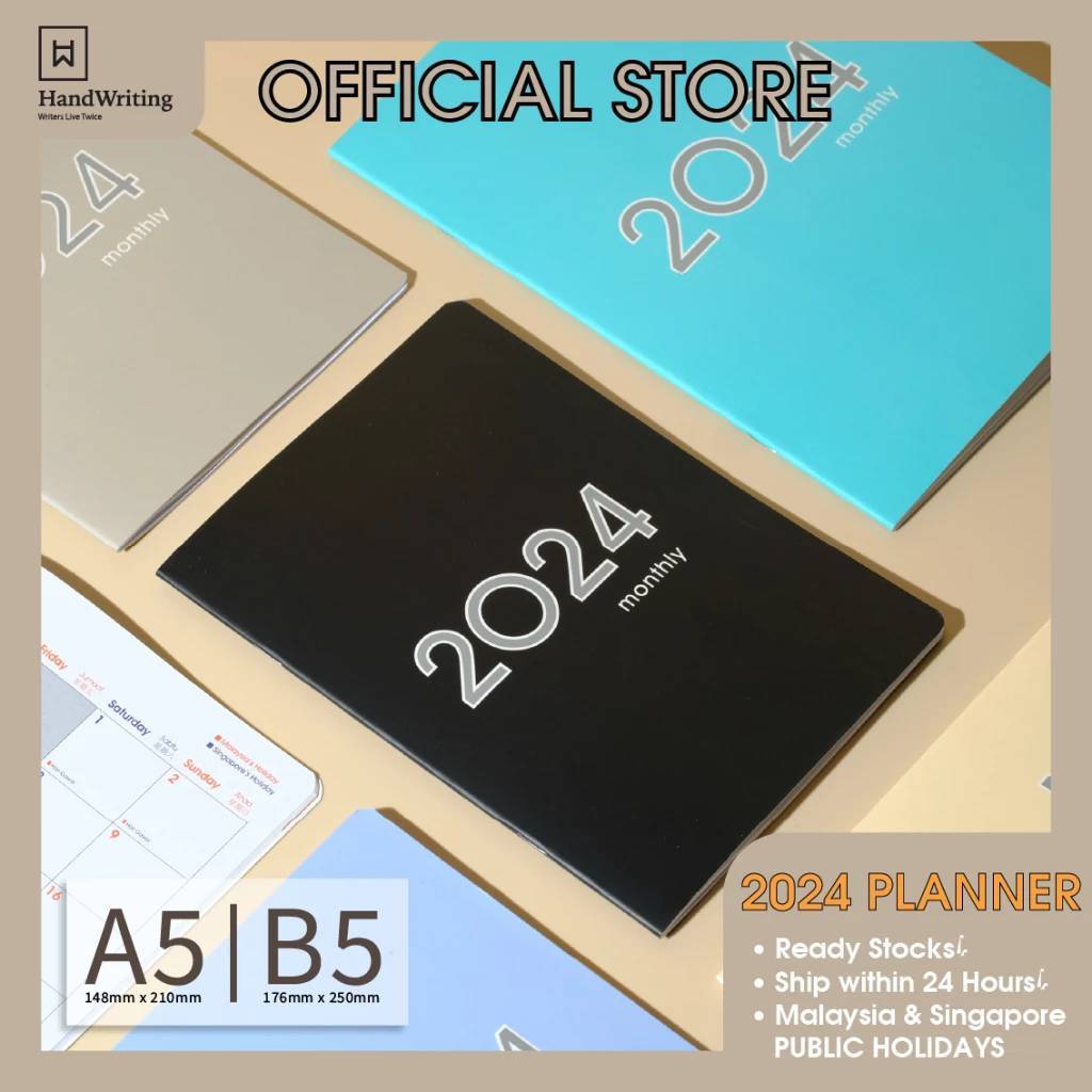 Masterprint 2025 Monthly Planner Diary Book A5 / B5 2025 Shopee Singapore