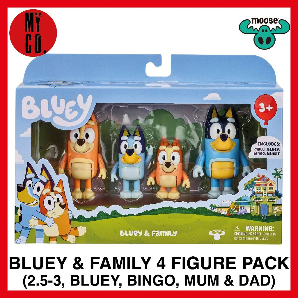 Bluey & Family 4 Figure Pack