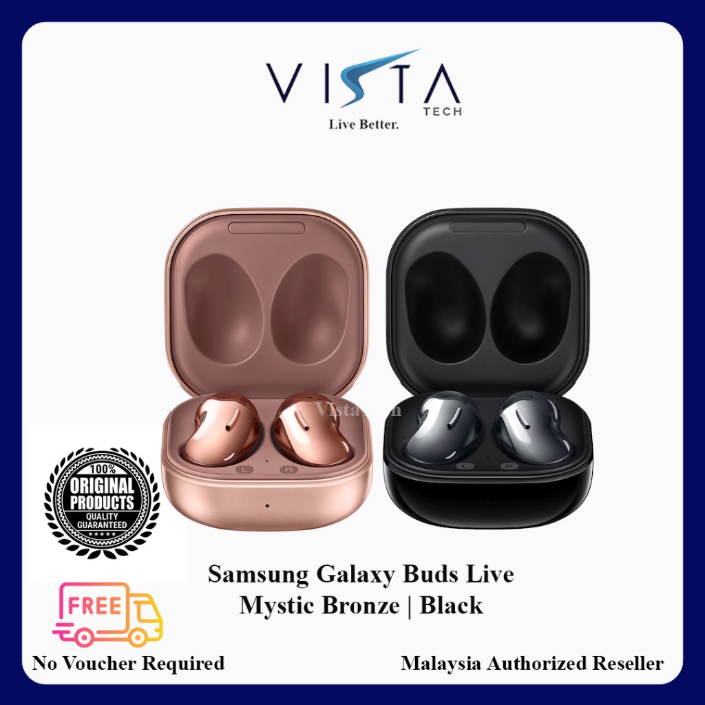 Bronze Samsung Buds Live True Wireless Headphones Samsung Rose