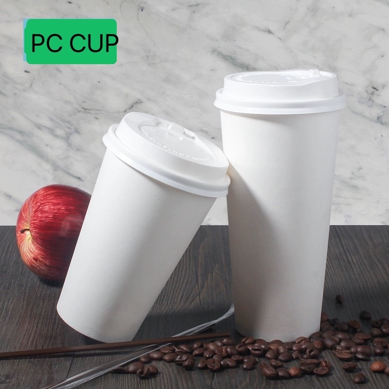 [50 pieces] Cold paper cup [single layer], white, Kraft color 4,8,12,14 ...