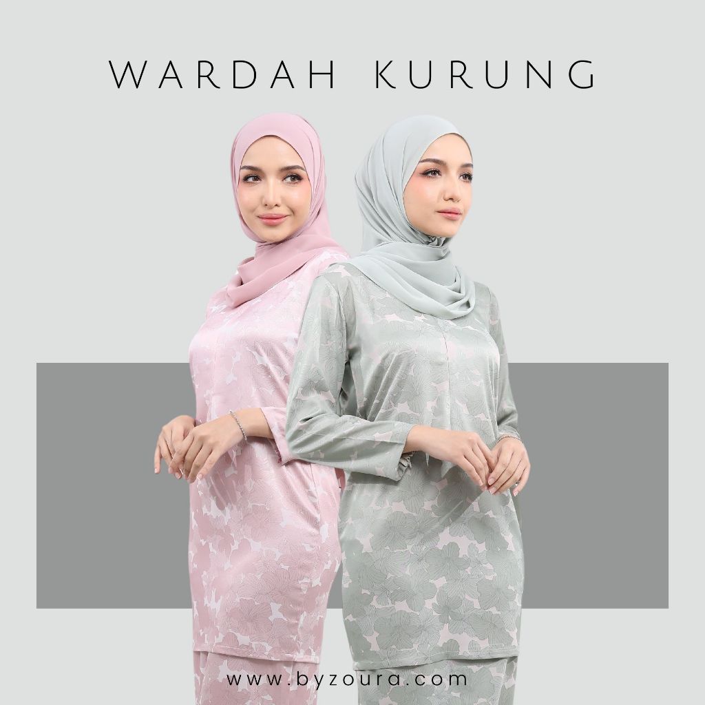 WARDAH KURUNG in DUSTY PINK