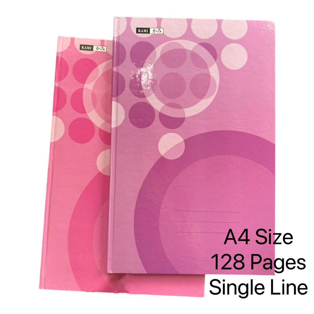 KAMI Creative Notes A4 Exercise Book Single Line 128pages | Shopee ...