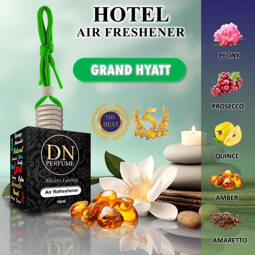 Grand Hyatt 5 Star Hotel Air Refreshener Car Perfume Exclusive Mewah ...
