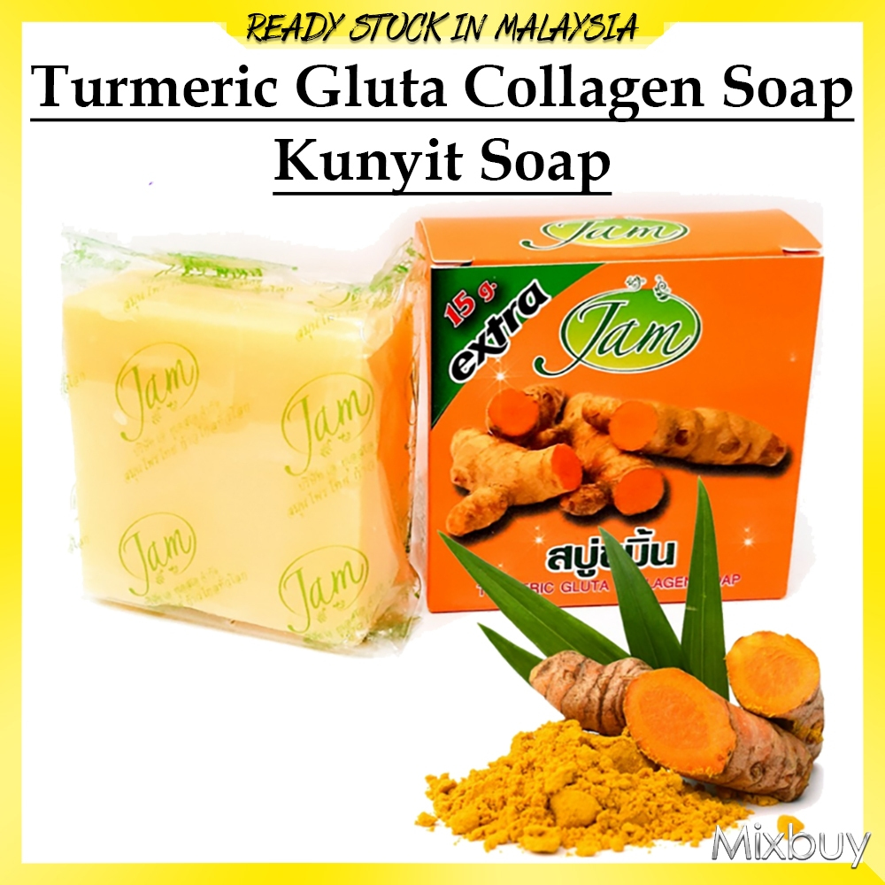 TURMERIC GLUTA COLLAGEN SOAP JAM (65 GRAM) Shopee Singapore
