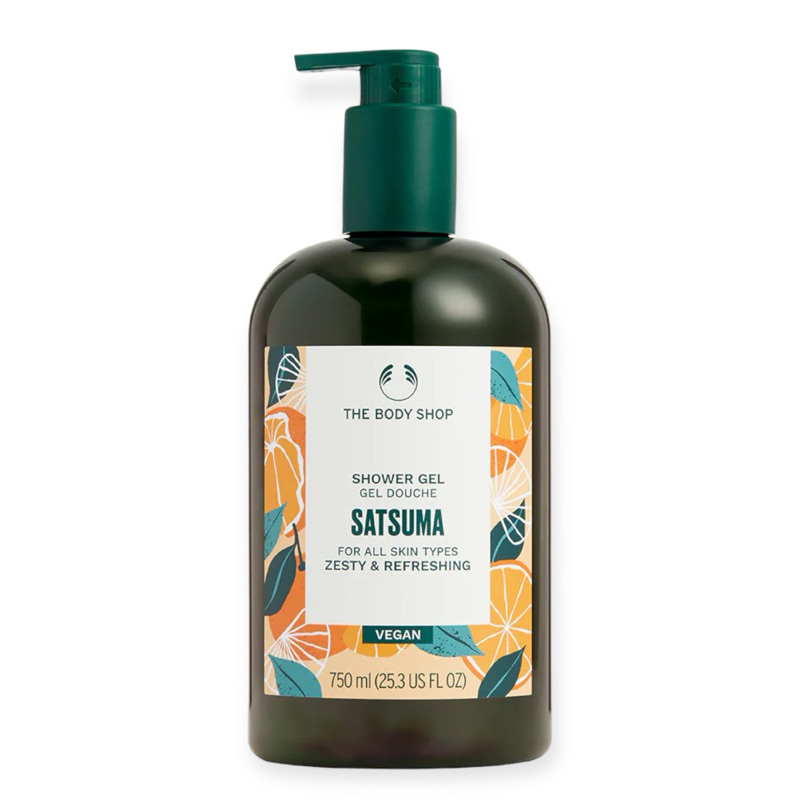 The Body Shop Satsuma Shower Gel 750ml Shopee Singapore