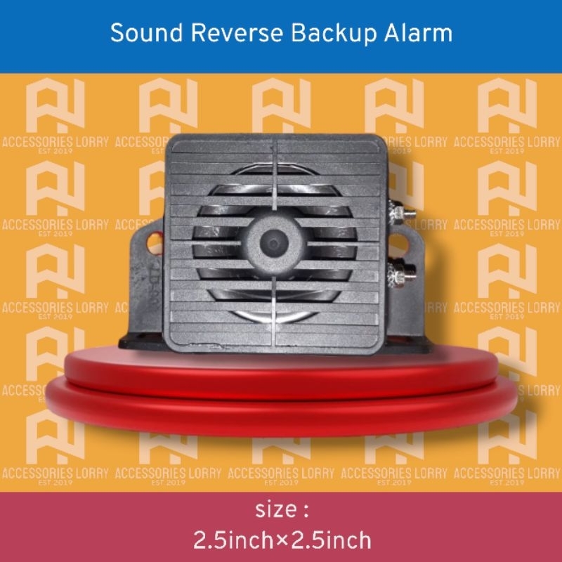 12V-60V HEAVY DUTY Waterproof Reverse Horn SQUARE Safety Backup Alarm ...