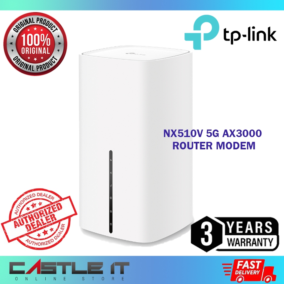 TP-Link NX510V 5G AX3000 Wi-Fi6 Telephony Router Modem | Shopee Singapore