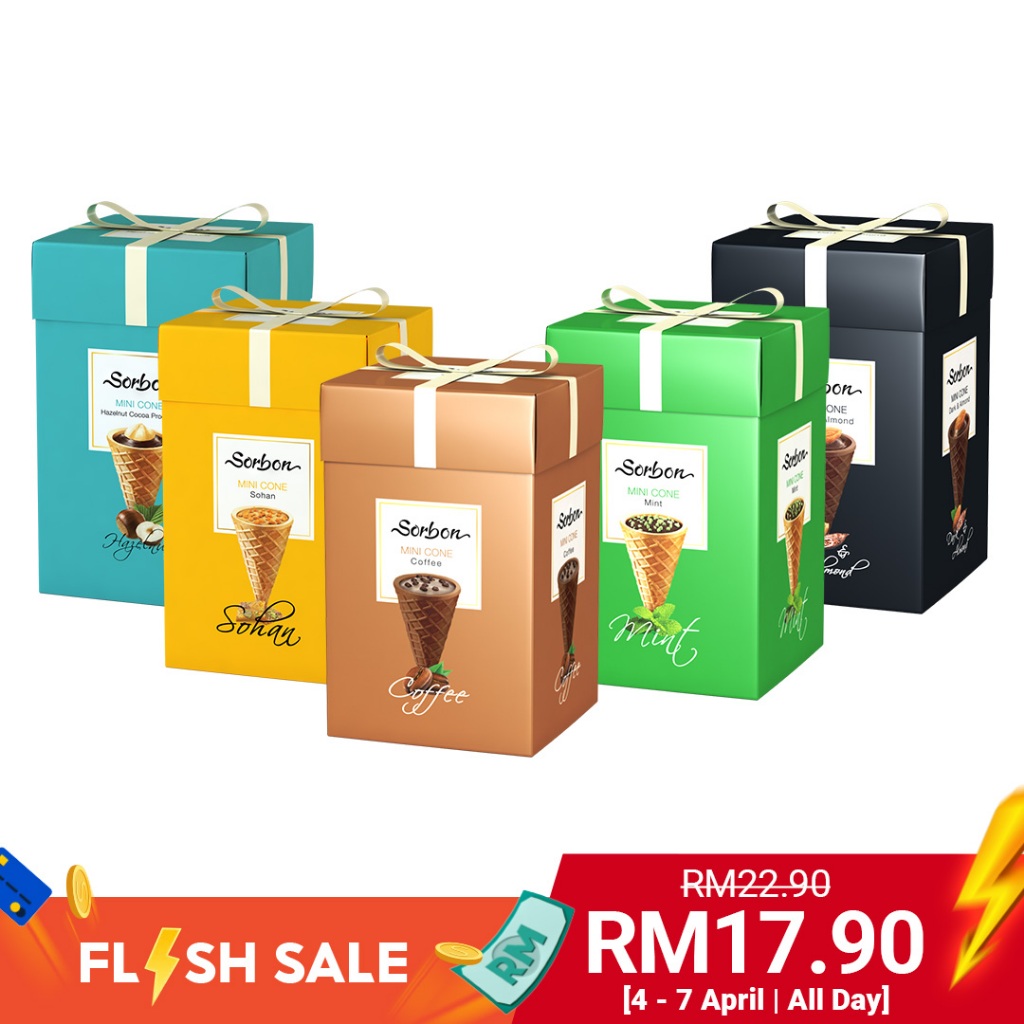 SORBON Mini Cone Assorted 200g | Shopee Singapore