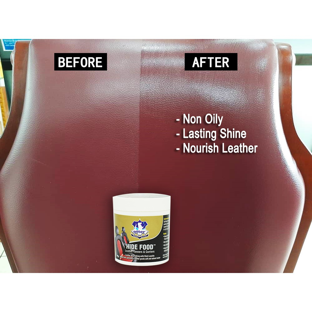 OTTER Leather Moisturizer Conditional HIDE FOOD / Bag, Sofa, Car Seat