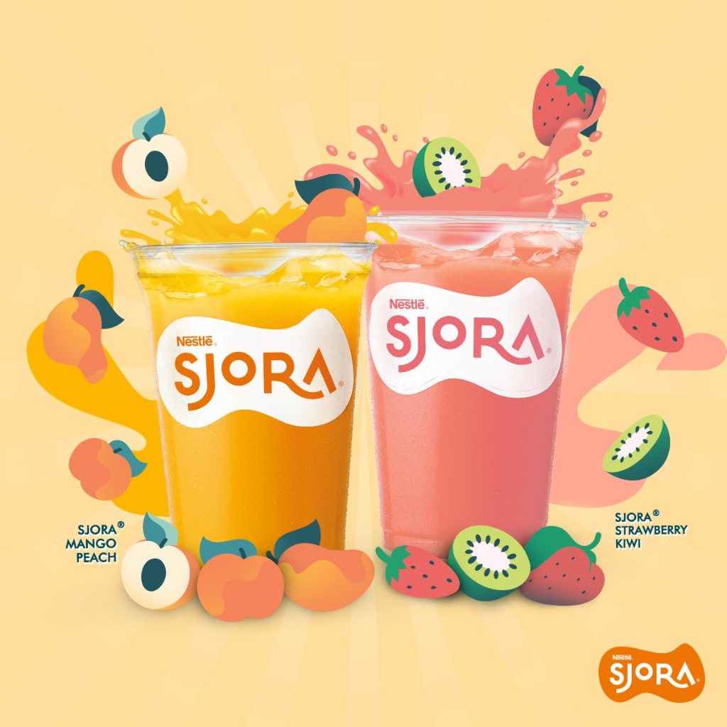 Nestle SJORA Mango Peach/ Lychee Berry Concentrate 1L | Shopee Singapore