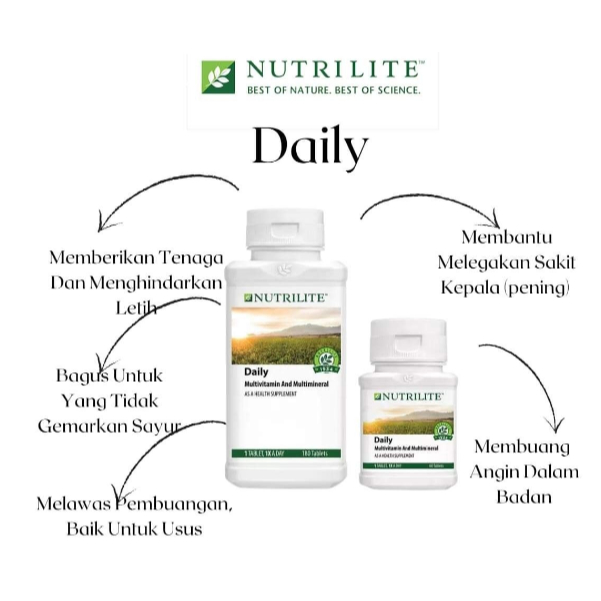 Nutrilite Daily - (60/180 tab) | Shopee Singapore