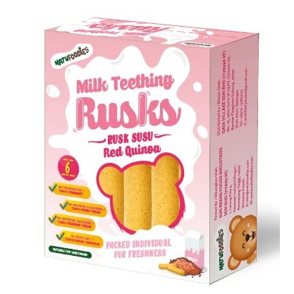 Halal] MommyJ Baby Teething Rusks Mommy J /Natufoodies Milk - Main Image