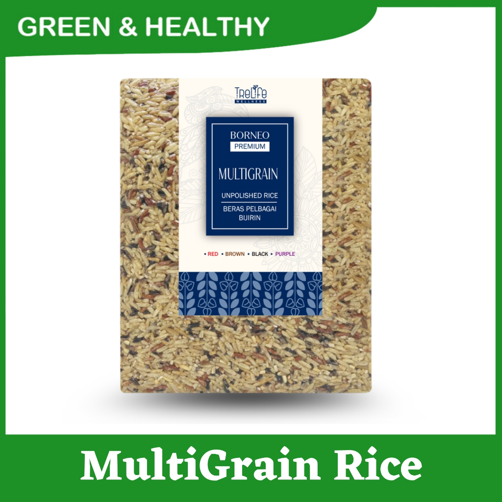 BORNEO Premium Multigrain Rice (1kg) | Shopee Singapore