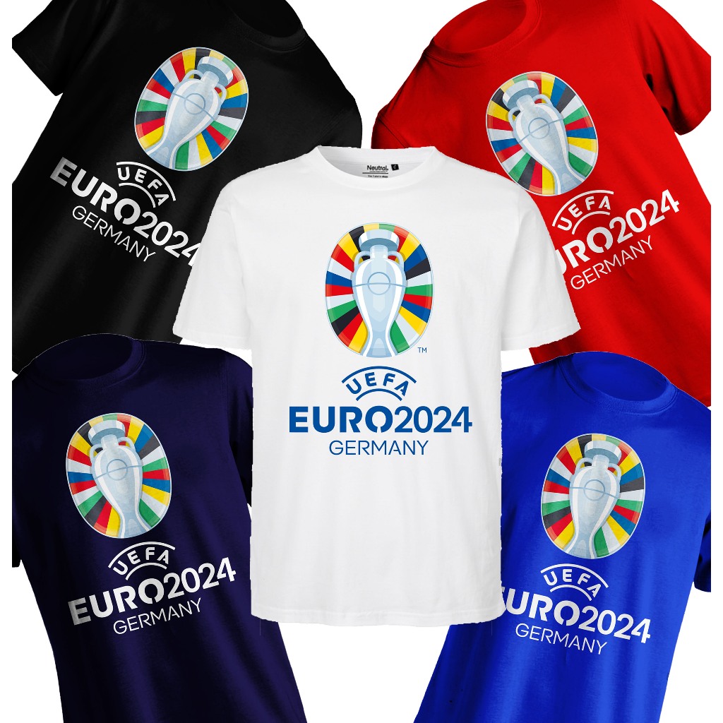 Euro 2024 GERMANY Cup Football Tshirt cotton not jersey Shopee Singapore