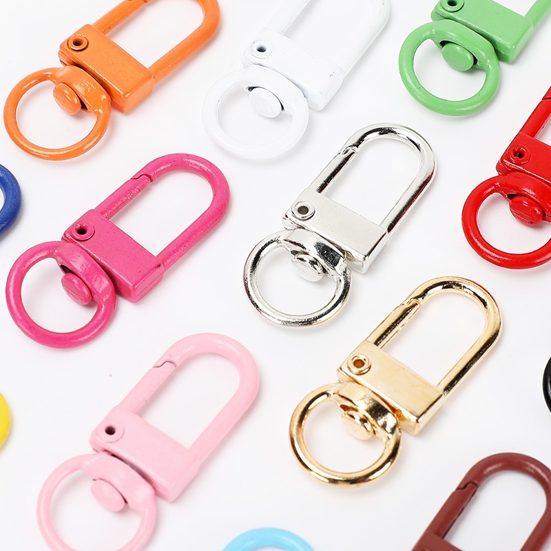 30mm MONOCHROME LOBSTER CLAPS RING KEYCHAIN | Shopee Singapore