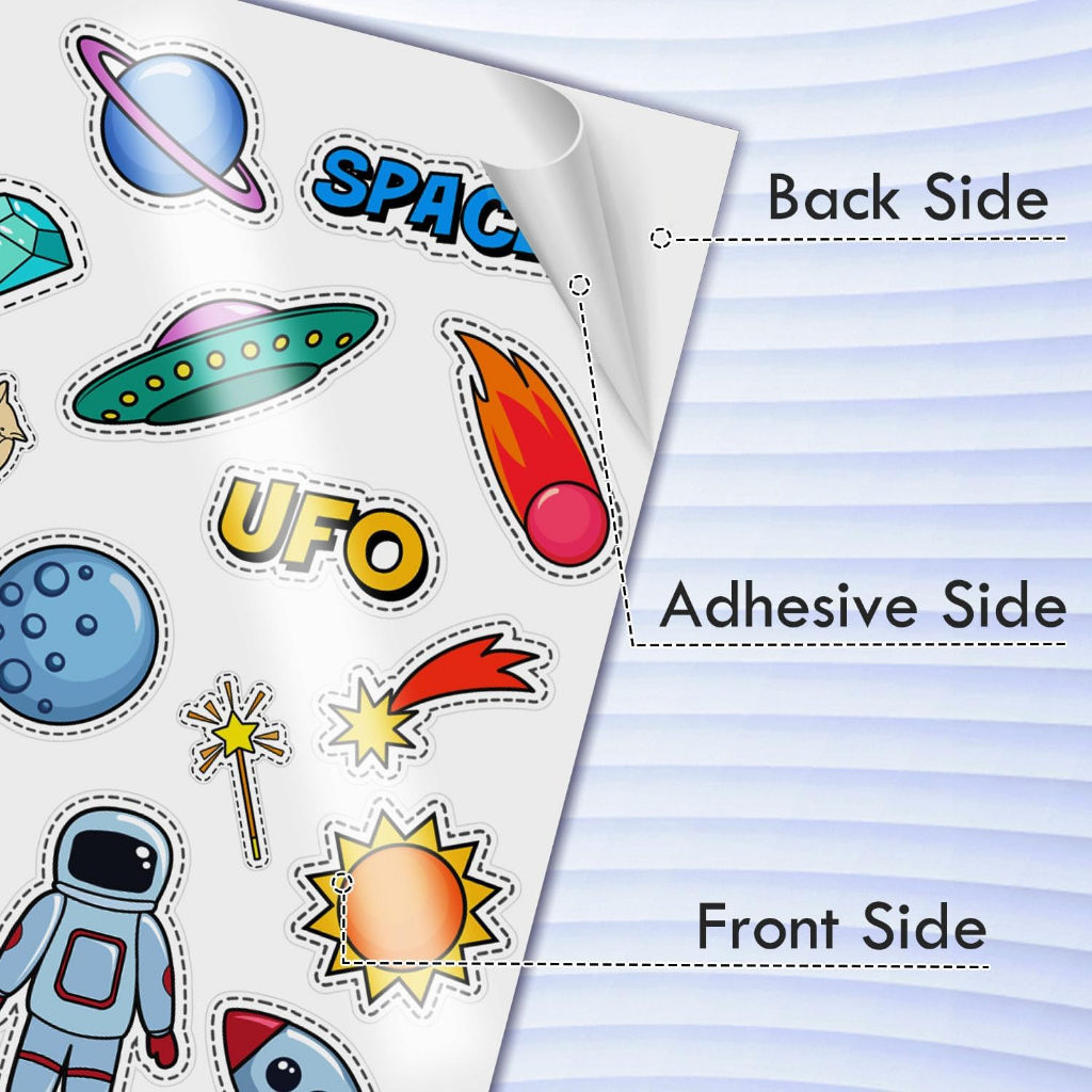 【Laser Sticker】A-SUB Waterproof Printable Vinyl Sticker Paper, Self ...