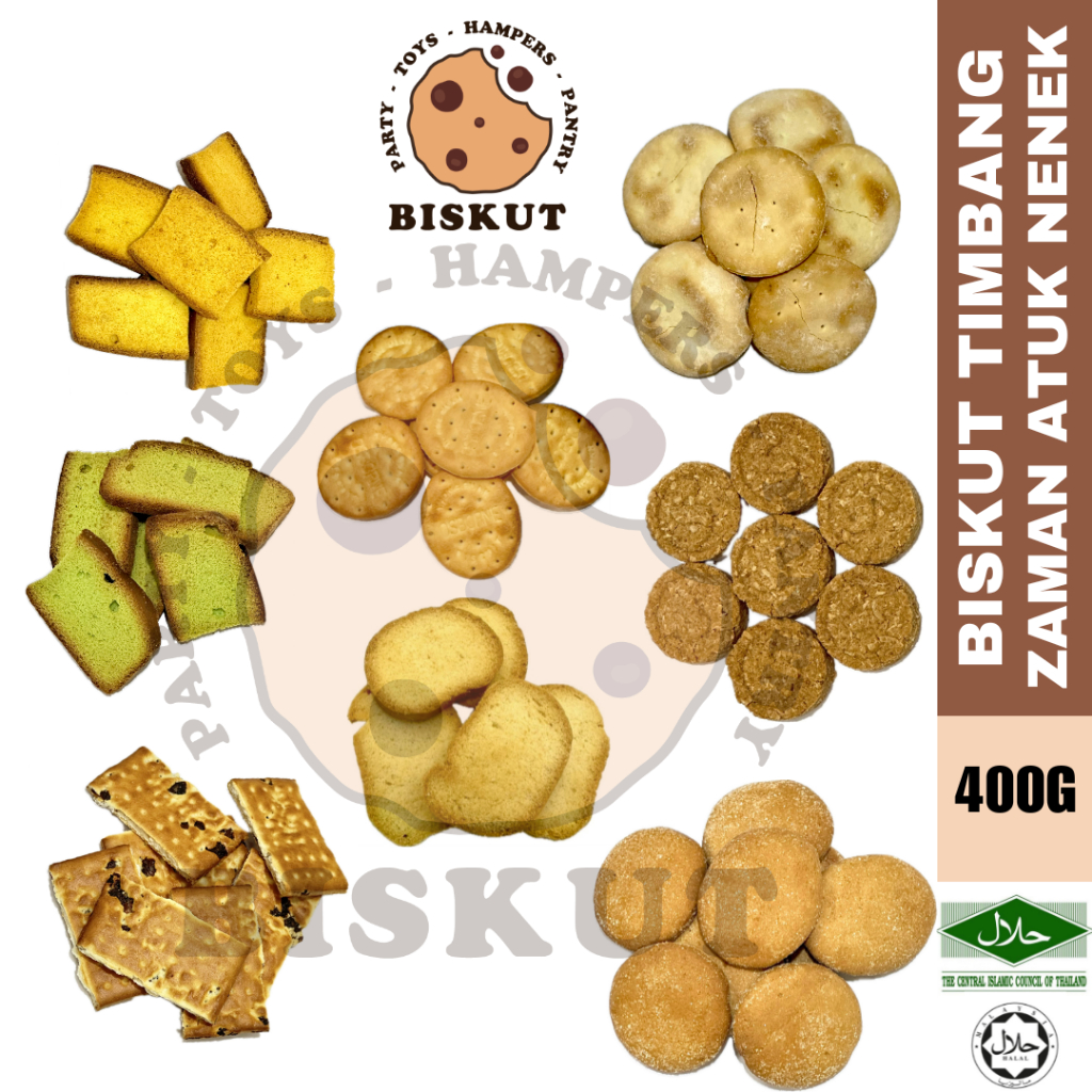 WEIGHING BISCUITS 400G -/ Rusk Biscuits / Kok Bread / Pong Bread ...