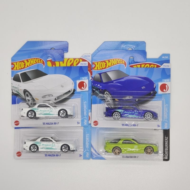 HOT WHEELS '95 Mazda RX7 | Mattel | Shopee Singapore
