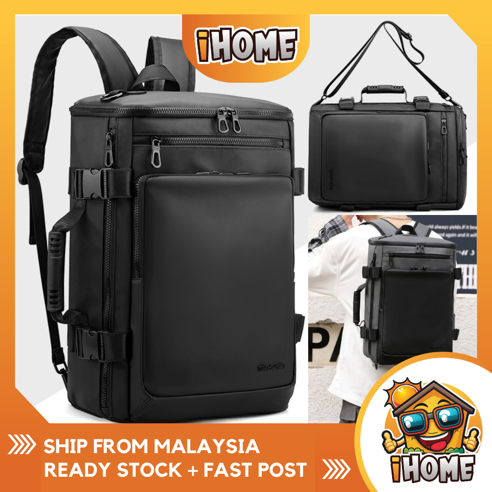 iHOME 1385 3 Ways Carry Water Resistant Business Backpack Travel Duffel ...