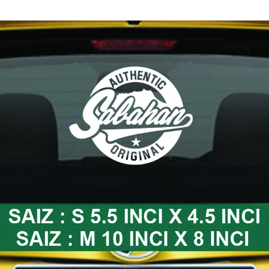 BORNEO SABAH MOUNT KINABALU STLYE SERIES CAR DECAL AUTOMOTIVE DIE-CUT ...