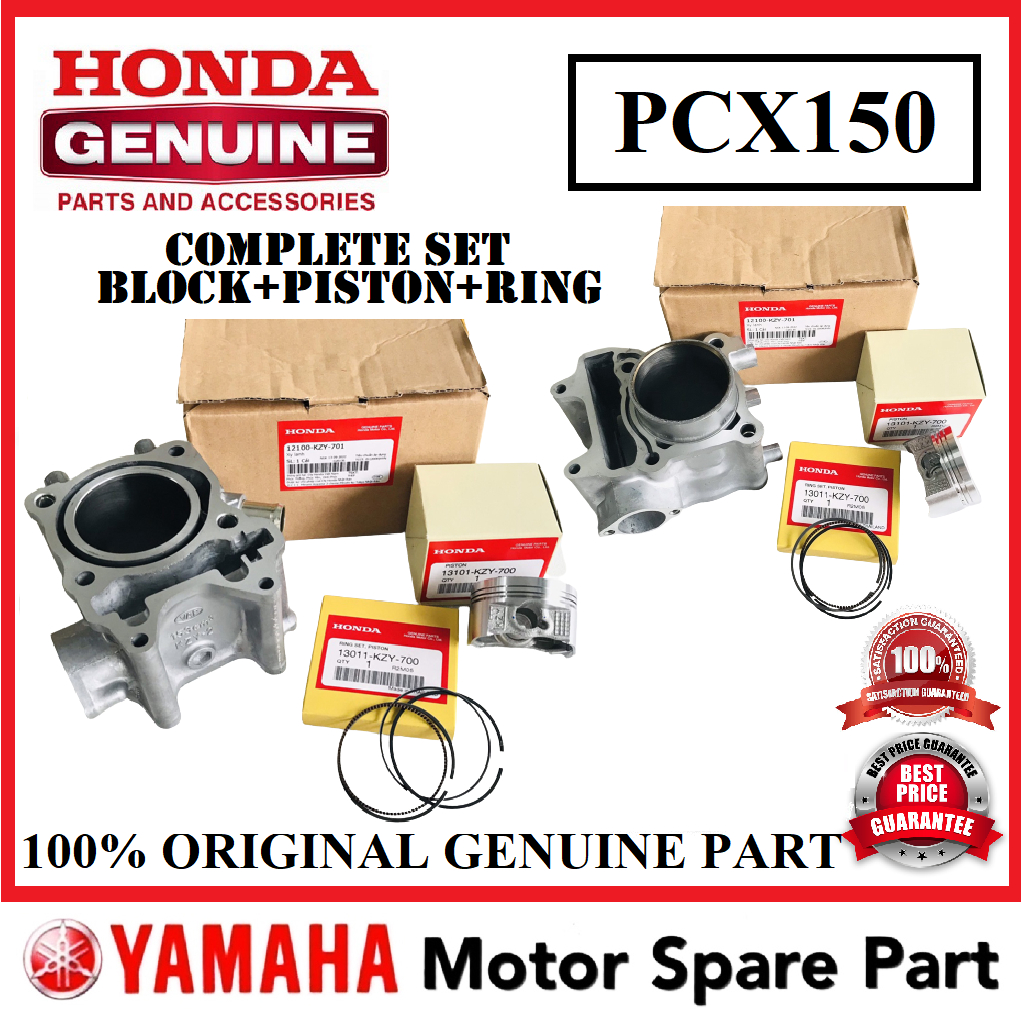 HONDA PCX150 CYLINDER BLOCK SET // 12100-KZY-701 KIT SEKALI PISTON ...