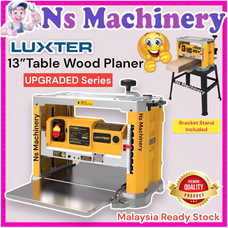 New Upgraded Luxter Professional 13"Table Wood Planer/Woodworking Planer Thicknesser Machine